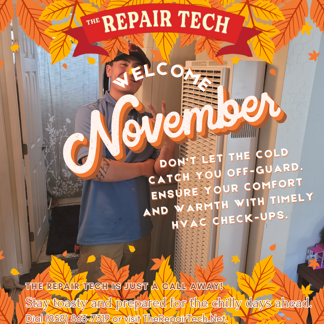 Heater Season & Thanksgiving Appliance Maintenance: Stay Warm and Ready for the Holidays!